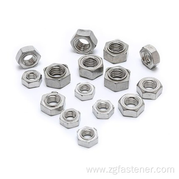 DIN929 Hex Welding Weld Nut With Stainless Steel and Carbon Steel Material m6 m10